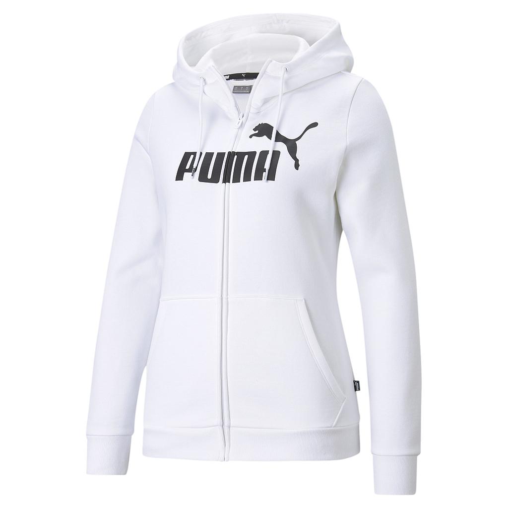 Толстовка Puma Ess Logo Full-Zip Hoodie Fl (58680602) - фото