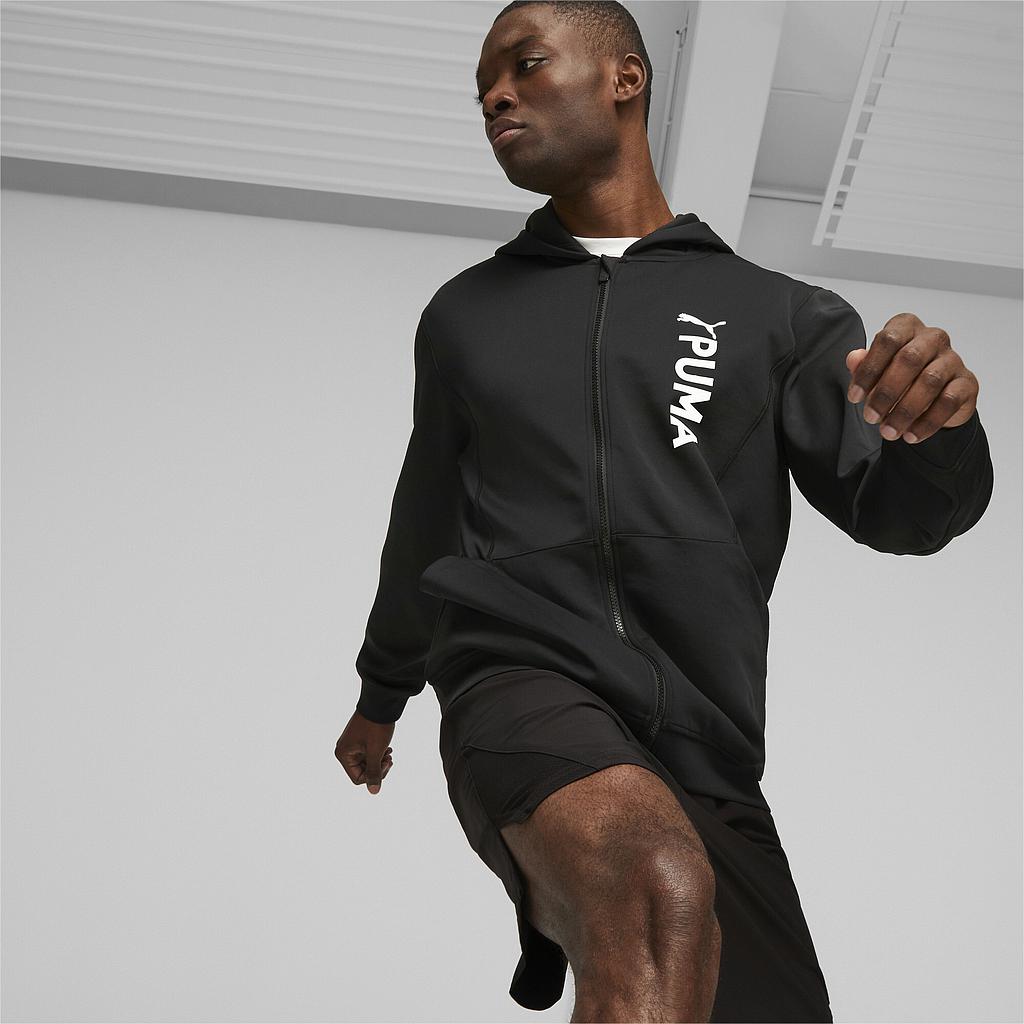 Толстовка Puma Fit Double Knit Full-zip Hoodie (52388501) - фото