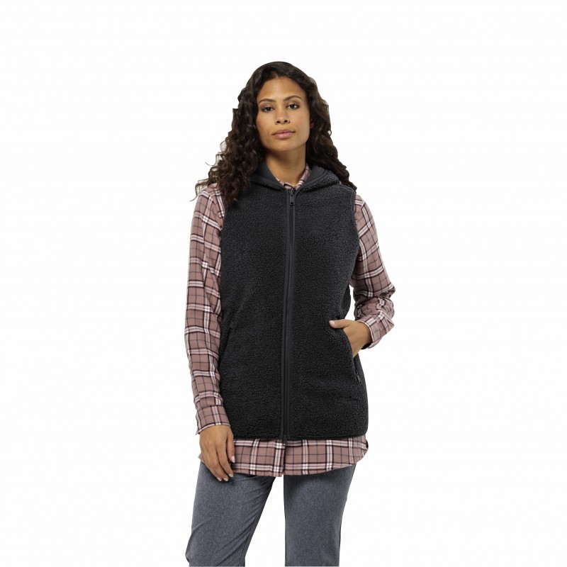 Жилетка Jack Wolfskin High Curl Long Vest W (1711321_6000) - фото