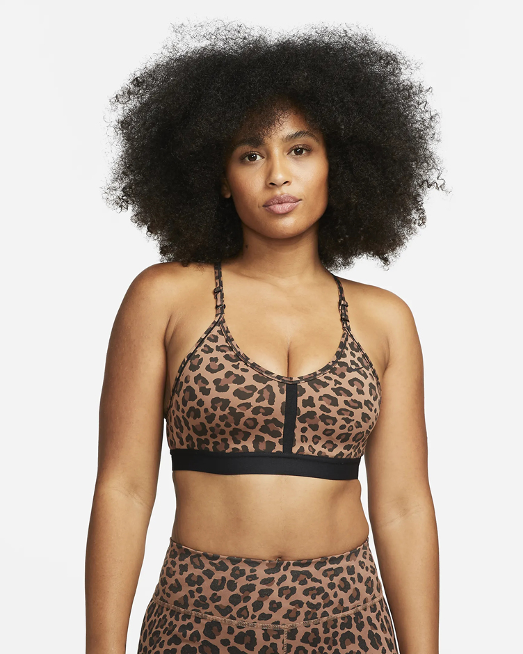 Топ  W Nk Df Indy V-Neck Lprd Bra - фото