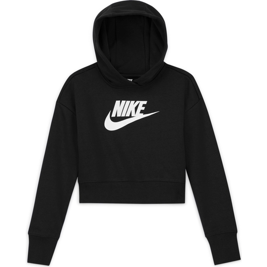 Толстовка Nike G Nsw Club Ft Crop Hoodie Hbr (DC7210010) - фото