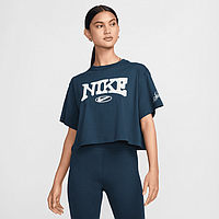 Футболка W Nsw Short-Sleeve Cropped Varsity