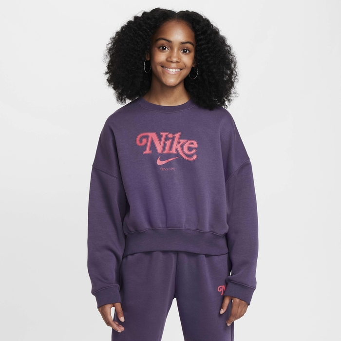 Толстовка Nike Nsw Trend Fleece Cropped Crew- Neck (HM0531573) - фото