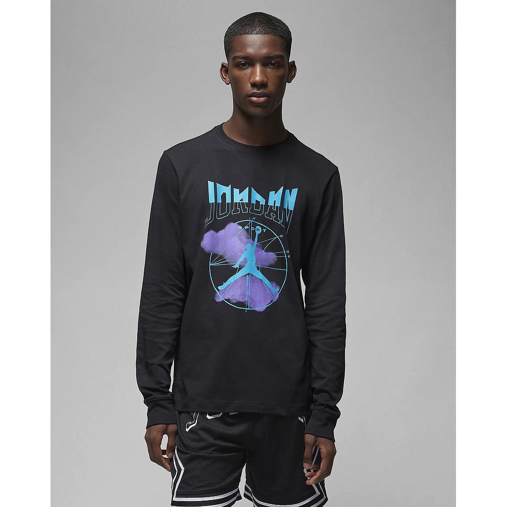 Футболка M Jordan Sprt Ls Gfx Crew (FD7004011) - фото