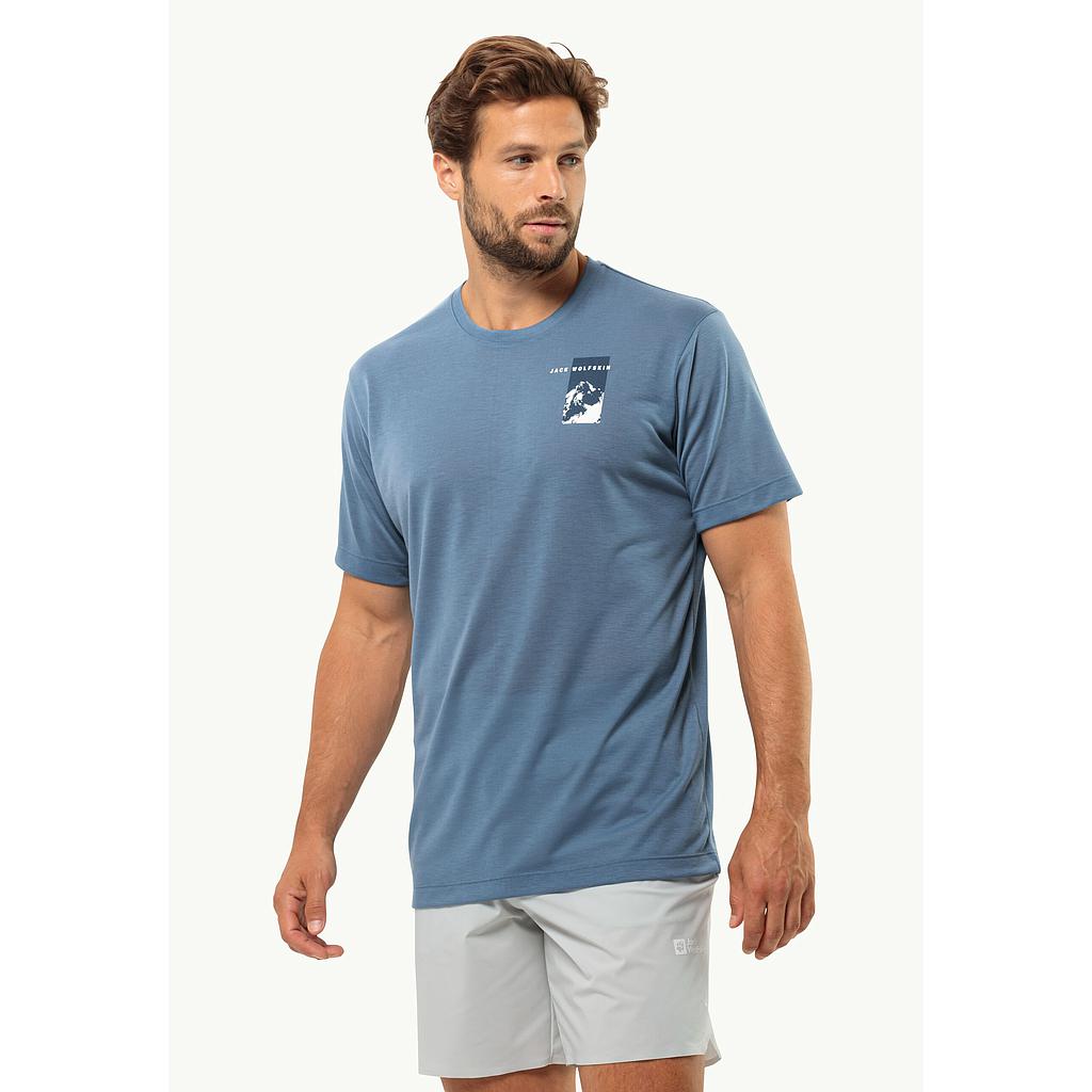 Футболка Jack Wolfskin Vonnan S/S Graphic T M (1809941_1325) - фото