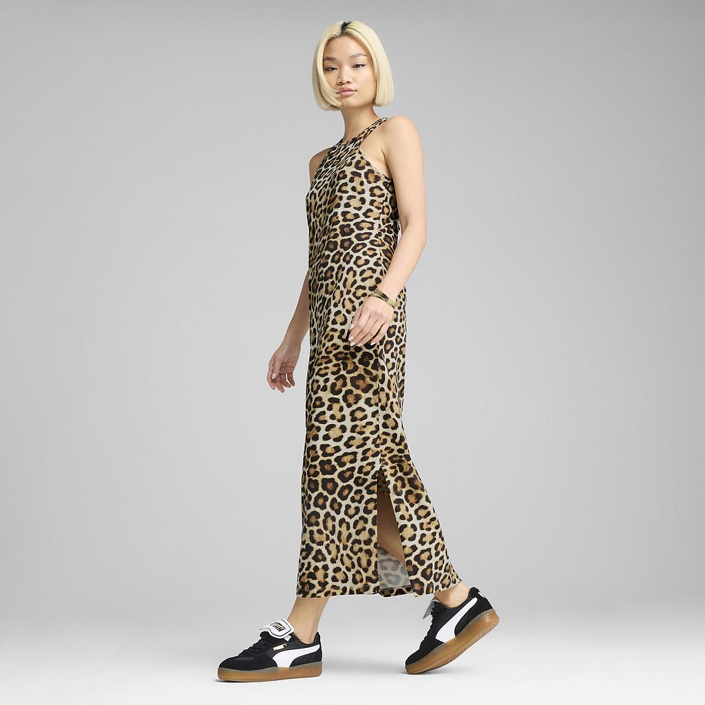 Сукня Puma Wardrobe Ess Leo Luxe Slim All-Over Print (63233987) - фото