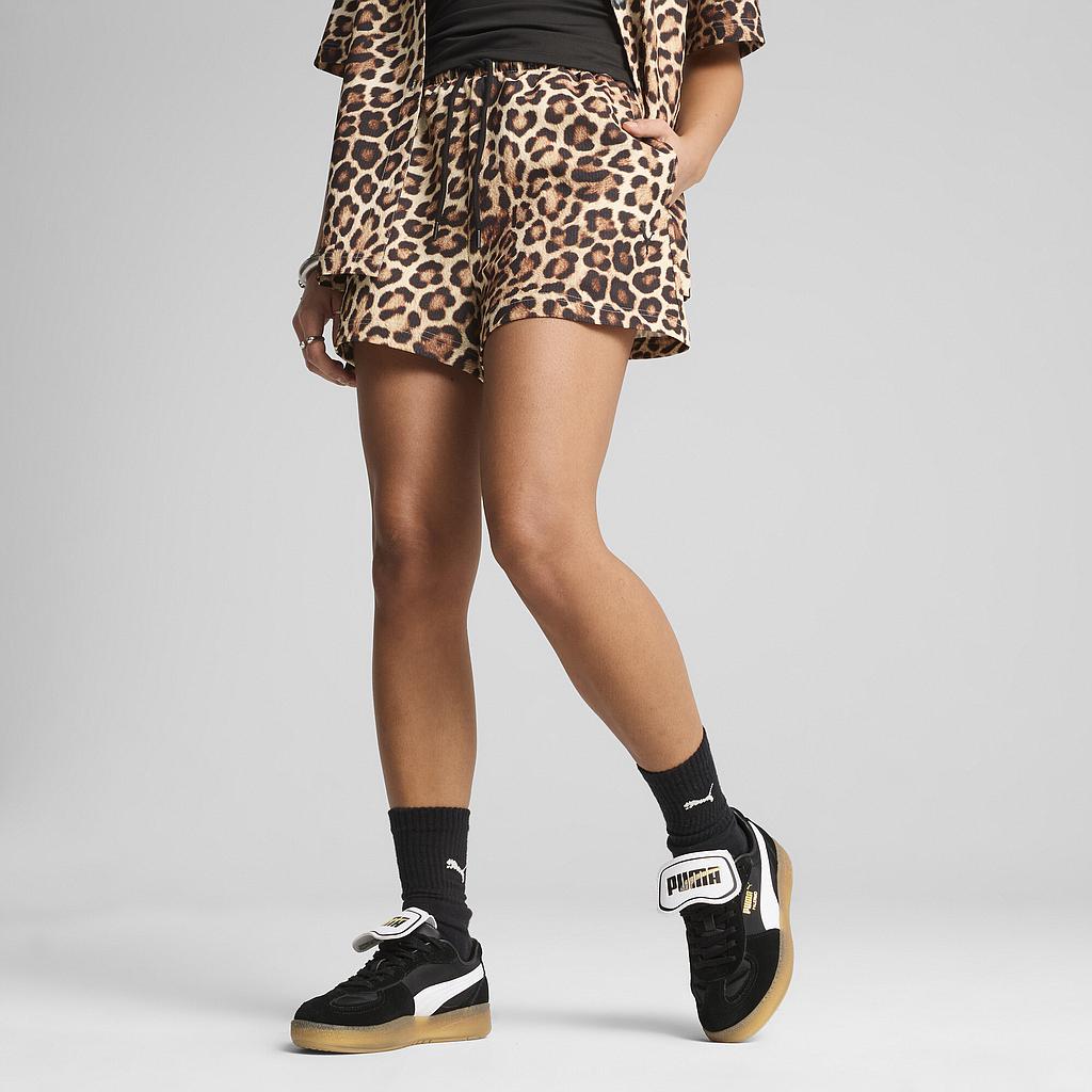 Шорти Puma Wardrobe Ess Leo Luxe A-Line All-Over-Print 3" (63234187) - фото