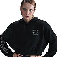 Толстовка Nike W Nsw Club Flc Os Gx Crp Hdy (HJ0925010)