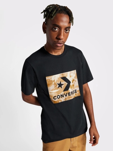 Футболка Converse Star Chevron Brush Stroke Knock Out Camo Fill (10026575001) - фото