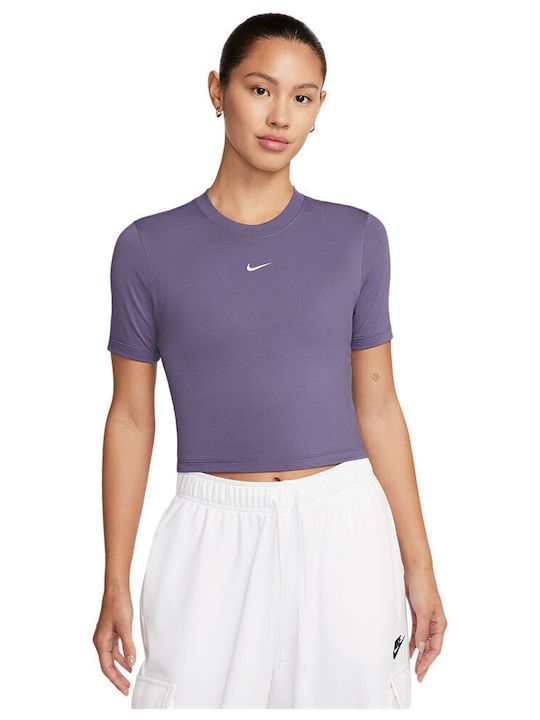 Футболка Nike W Nsw Tee Essential Slim Crop Lbr (FB2873509) - фото