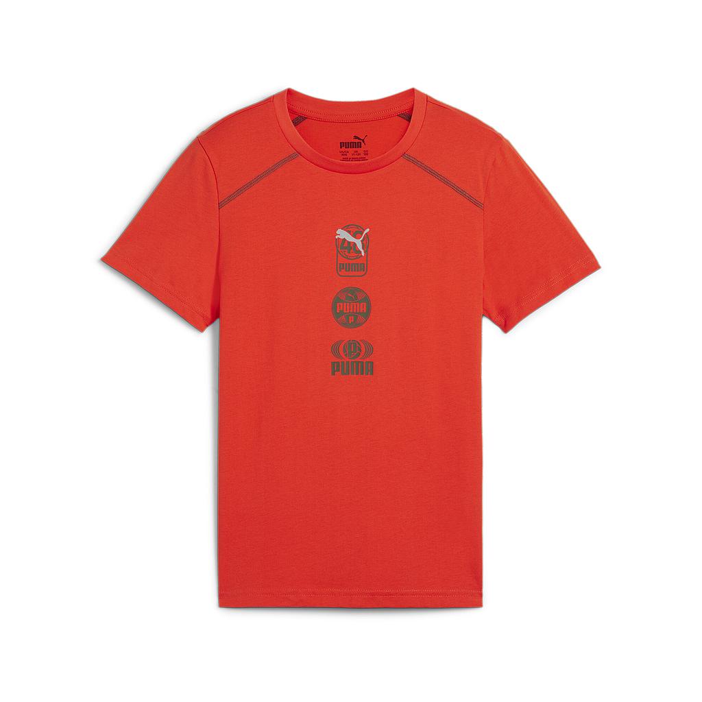 Футболка Puma Active Sports Graphic Tee II B Redmazing (68180618) - фото