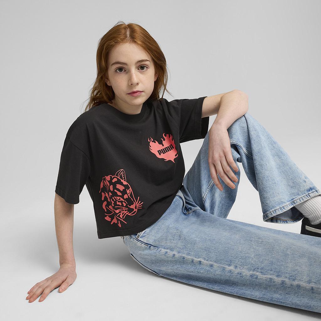Футболка Puma Ess Graphic Short Length (68511801) - фото