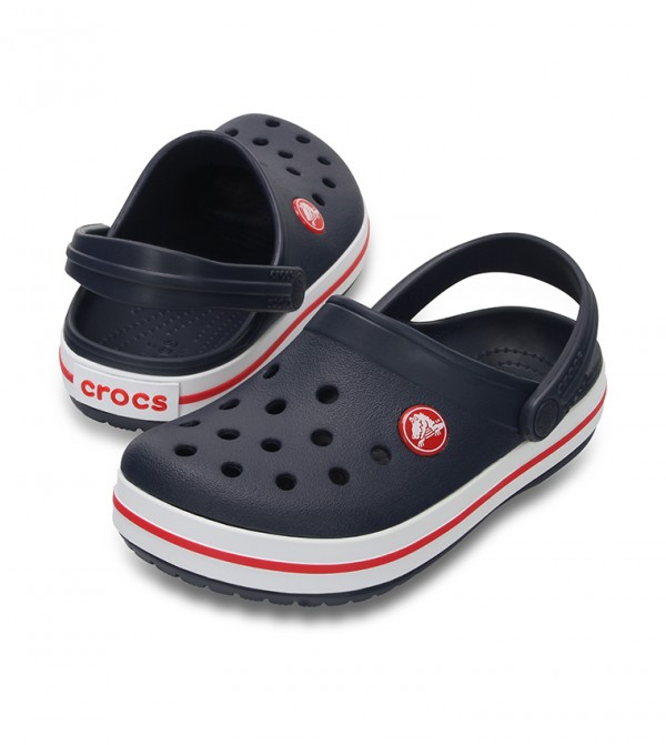 Сабо Crocs Crocband Clog K Navy|Red (207006485) - фото