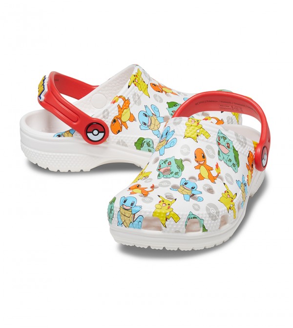 Сабо Crocs Classic Pokemon Clog K White|Multicolor (20773994S) - фото