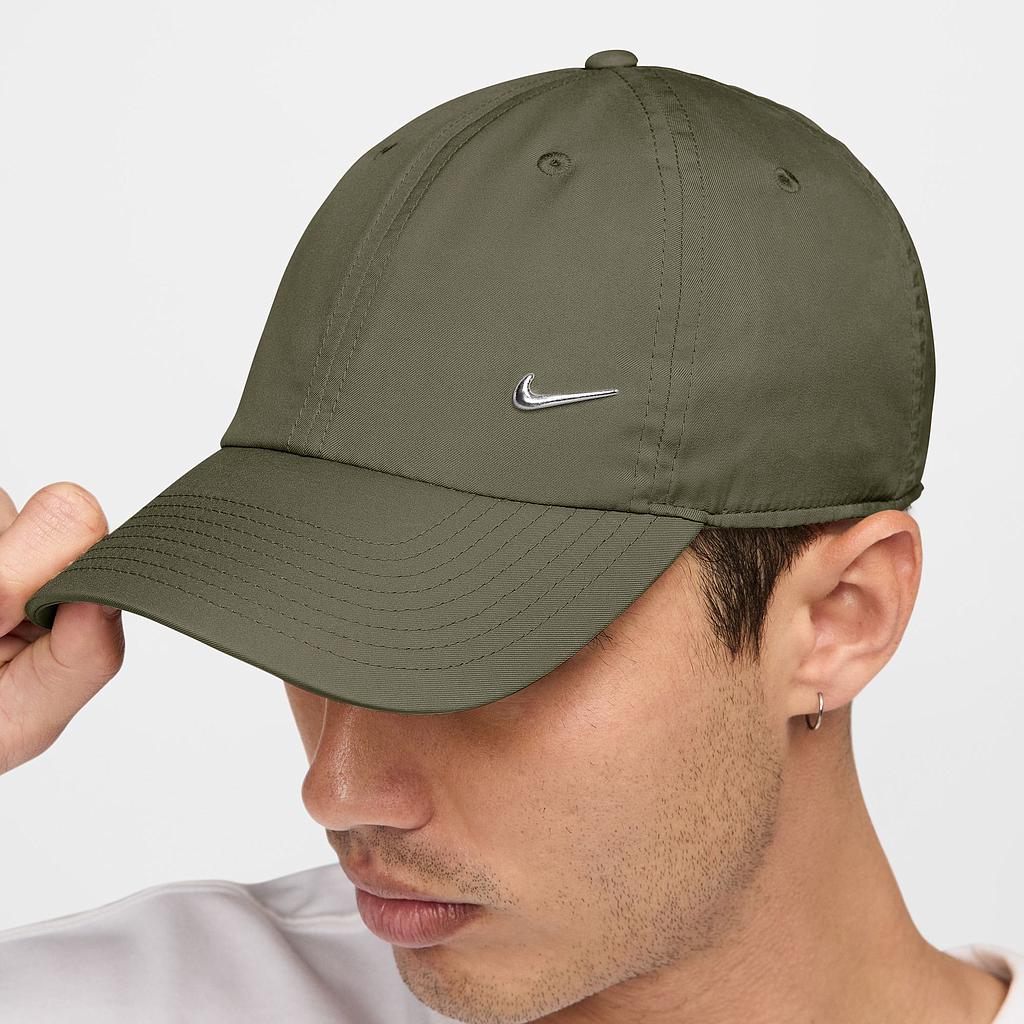 Кепка Nike Dri-FIT Club Unstructured Metal Swoosh Cap (FB5372222) - фото