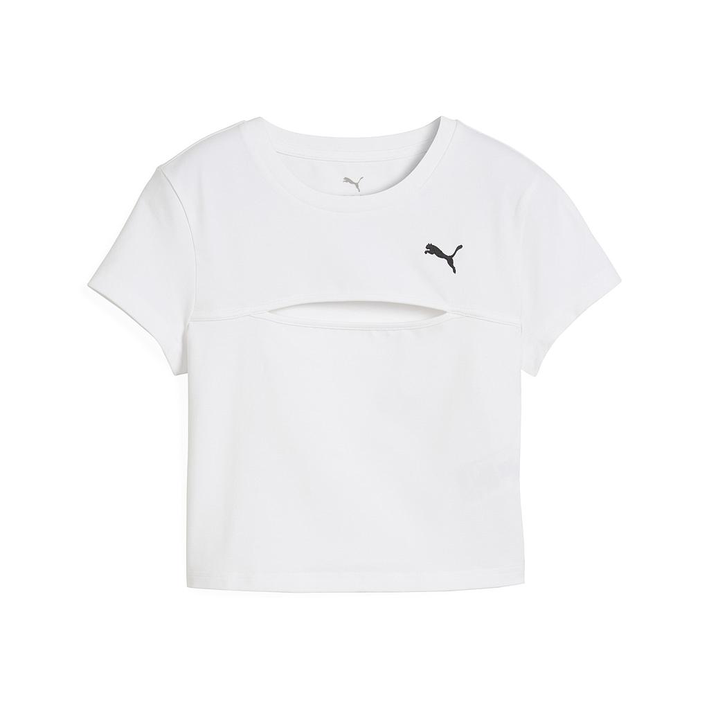 Футболка Puma Wardrobe Ess Cut-Out Baby Tee (63116402) - фото