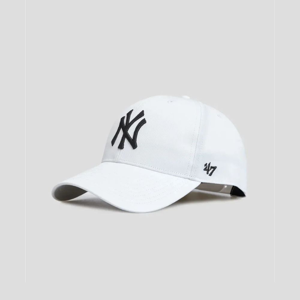 Кепка `47 brand New York Yankees Raised Basic (RAC17CTPWH) - фото