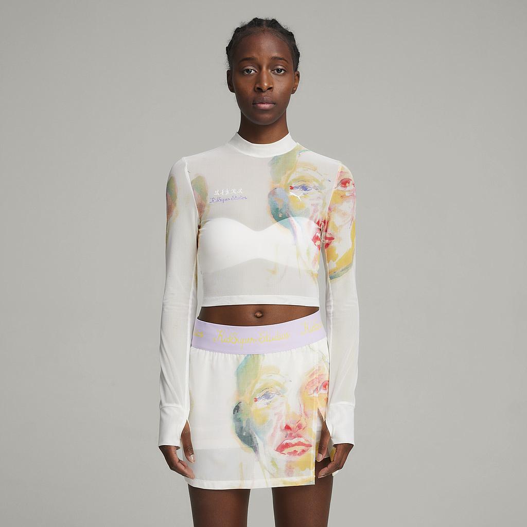 Футболка Puma X Kidsuper W Longsleeve Sugared Alm (62562187) - фото