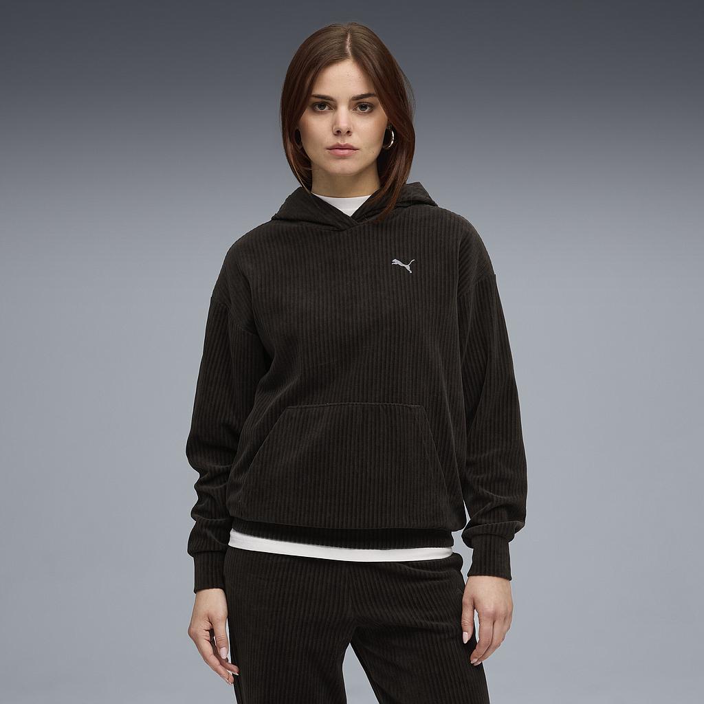 Толстовка Puma Ess Elevated Comfort Velour Rib Hoodie (68810701) - фото