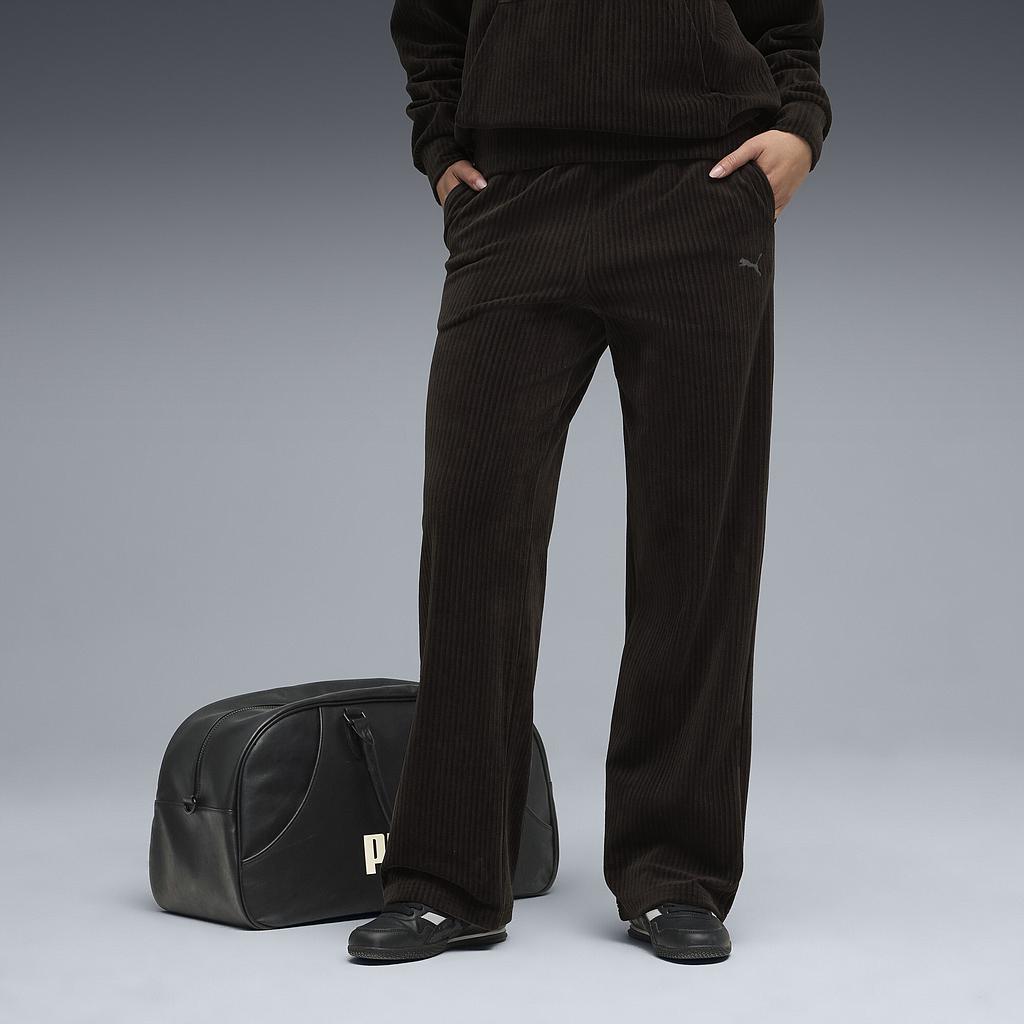 Штани Puma Ess Elevated Velour Rib Straight Leg Pant (68810801) - фото