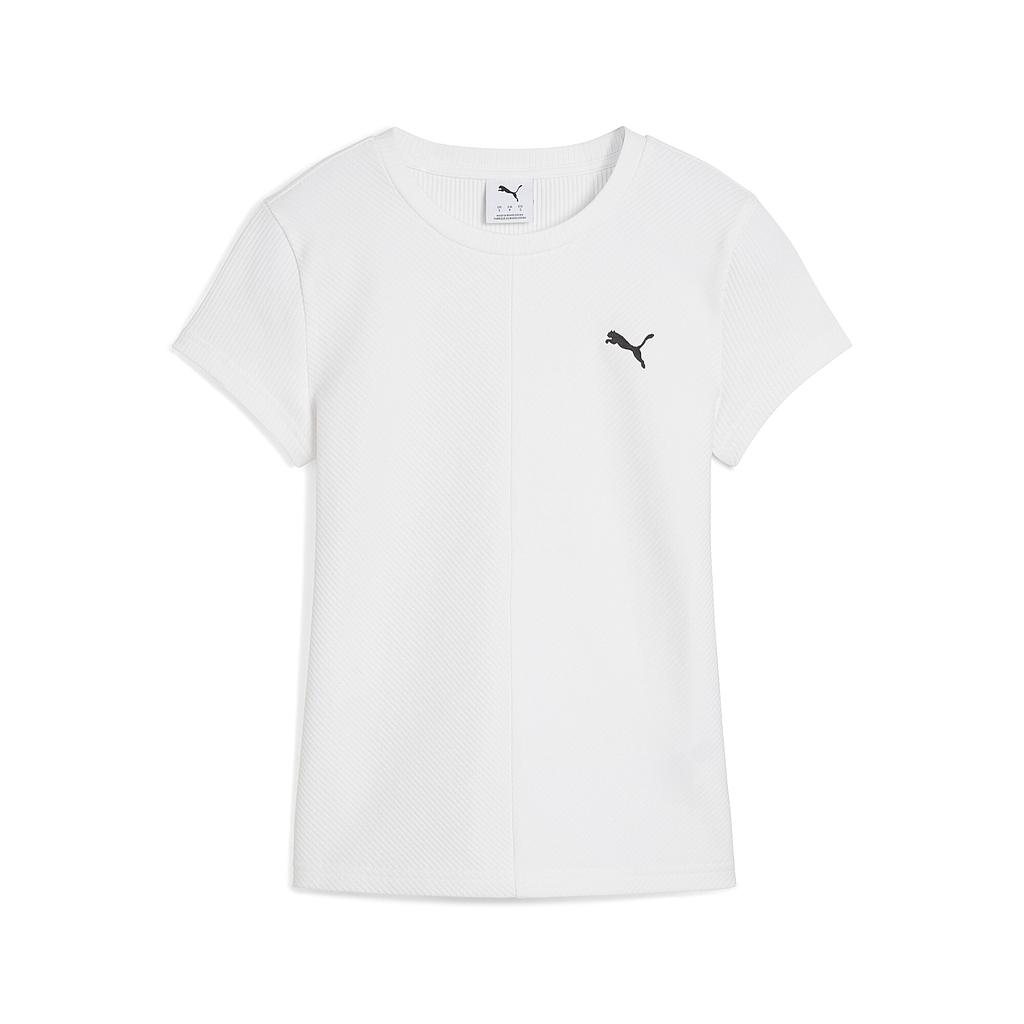 Футболка Puma Wardrobe Ess Ribbed Slim (62976602) - фото