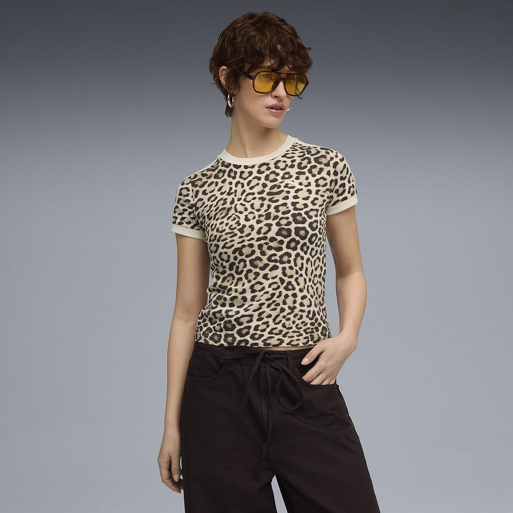 Футболка Puma T7 Leo Luxe Slim All-Over-Print (63213591) - фото