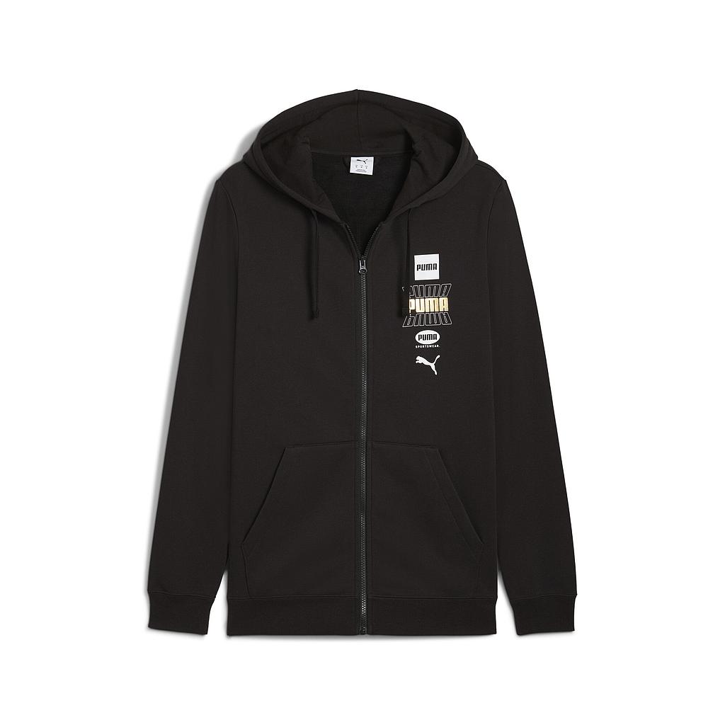 Толстовка Puma Ess Logo Lab Holiday Fz FL (68819101) - фото