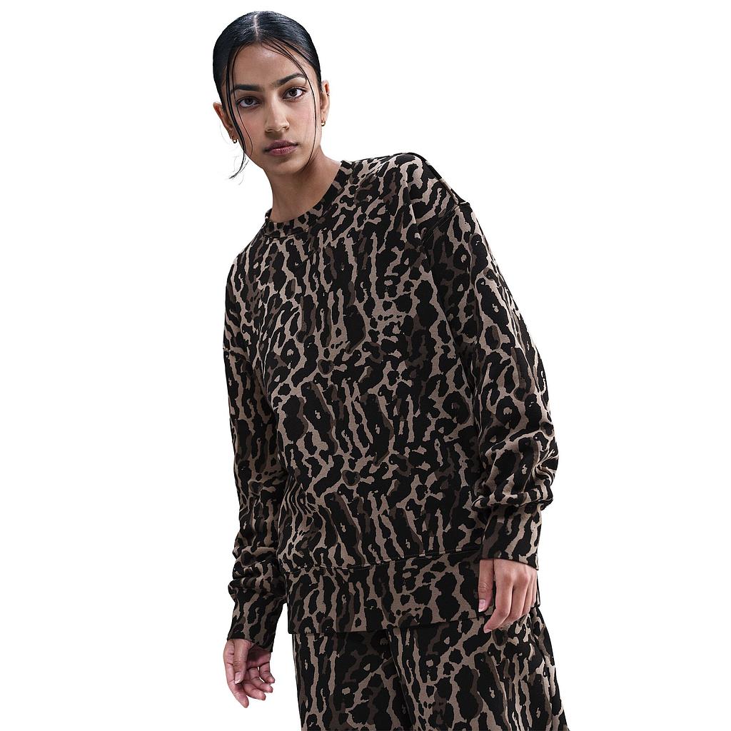 Толстовка Nike Sportswear Phoenix Fleece Oversized All-Over-Print (IB2371010) - фото