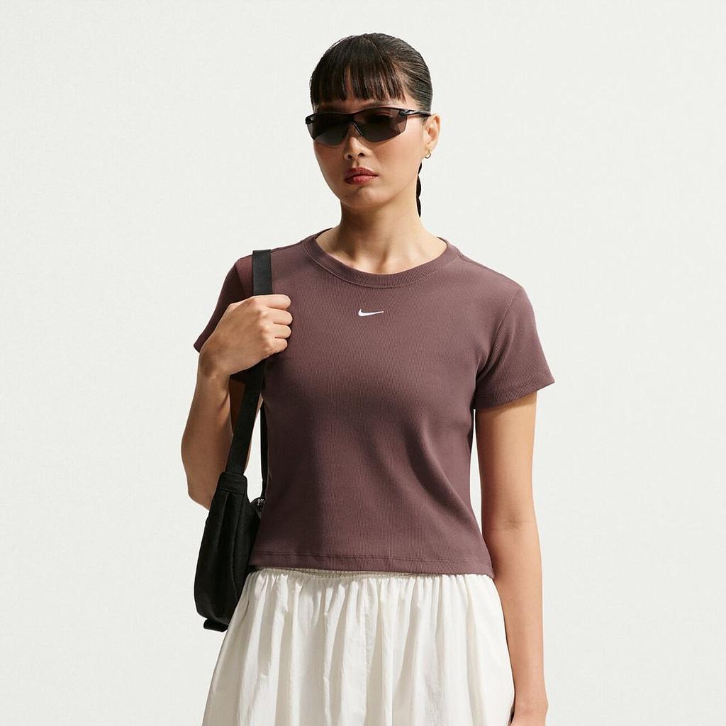 Футболка Nike Sportswear Tight Ribbed Short-Sleeve (HV4994502) - фото