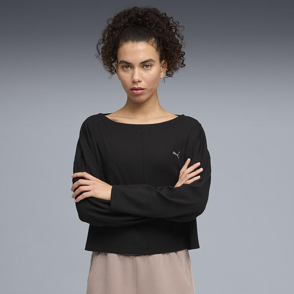 Футболка с длинным рукавом Puma Cloudspun Rib Long Sleeve (52867501) - фото