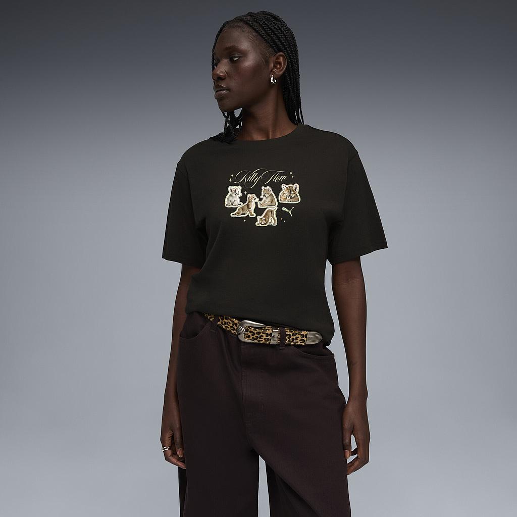 Футболка Puma Graphics Kitty Sticker (63458901) - фото