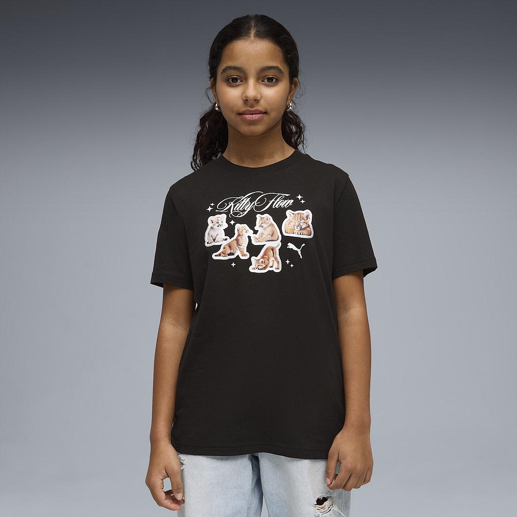 Футболка Puma Graphic Kitty Sticker (63452501) - фото