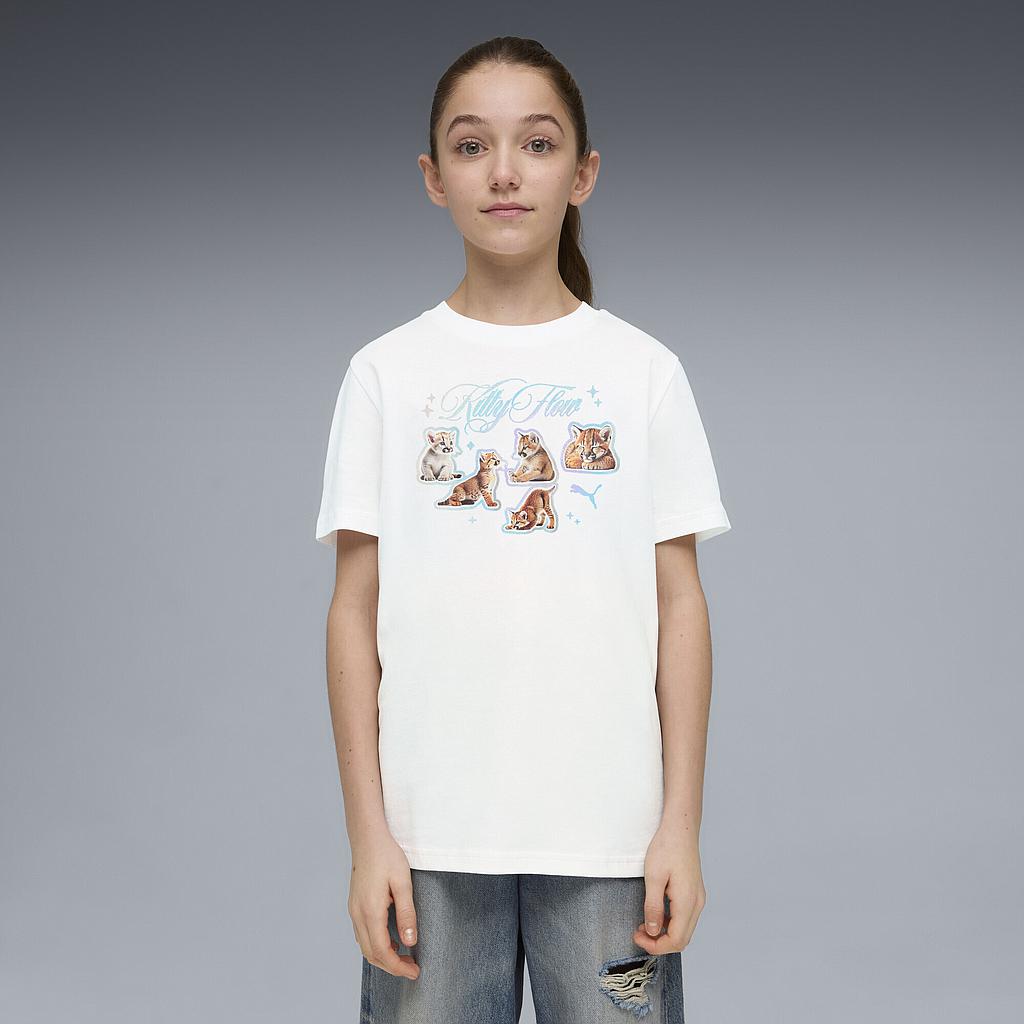 Футболка Puma Graphic Kitty Sticker (63452502) - фото