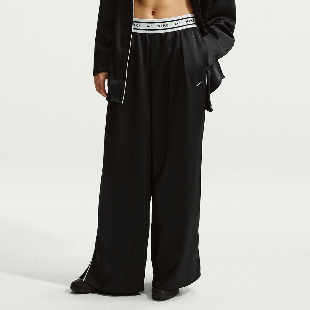 Штани Nike Sportswear Loose Mid-Rise Satin (IH1326010) - фото