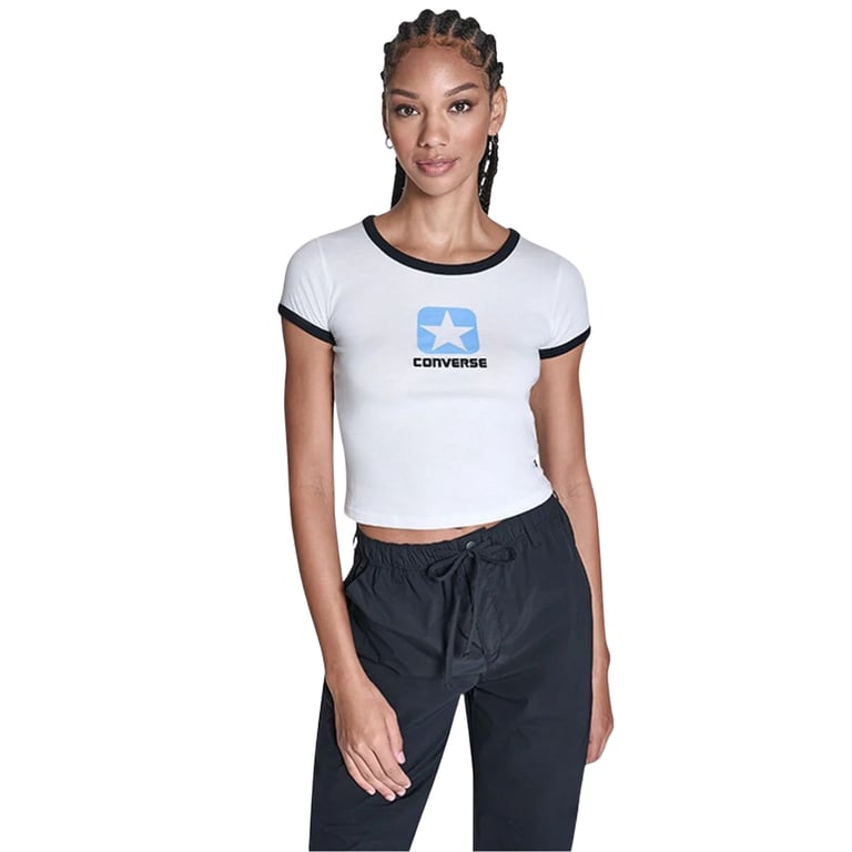 Футболка Converse Box Star Ringer (CVW5T242100) - фото