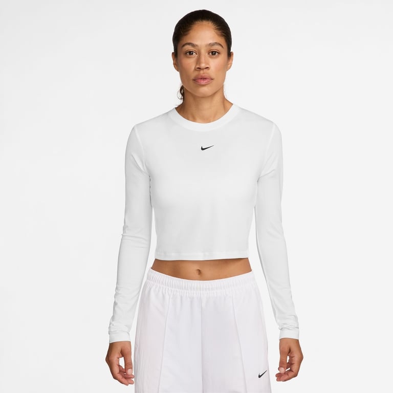 Футболка Nike Sportswear Chill Knit Long-Sleeve Cropped (HF5322102) - фото