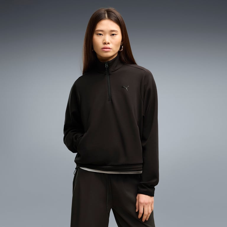Толстовка Puma Pumatech Sense Relaxed Half-Zip (69403401) - фото