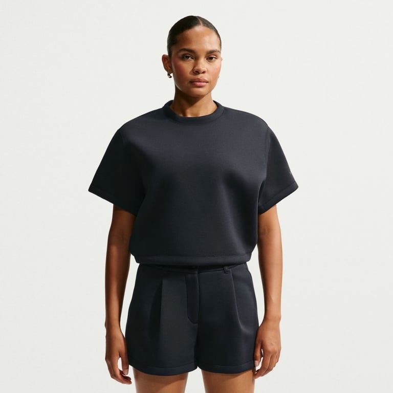 Футболка Nike Pregame Fleece Oversized Mod-Cropped (IM8179010) - фото