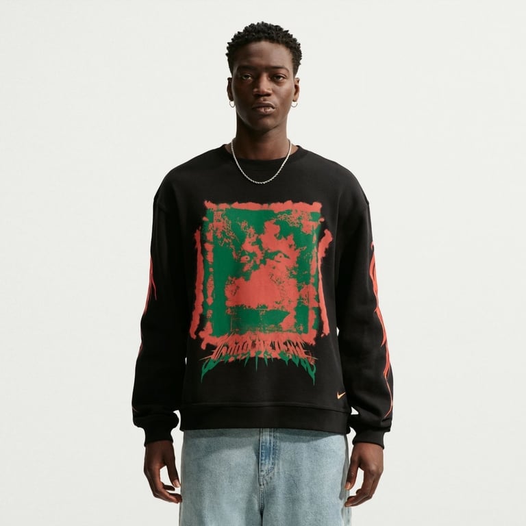 Толстовка Nike Sportswear Fleece Crew-Neck (IQ7000010) - фото