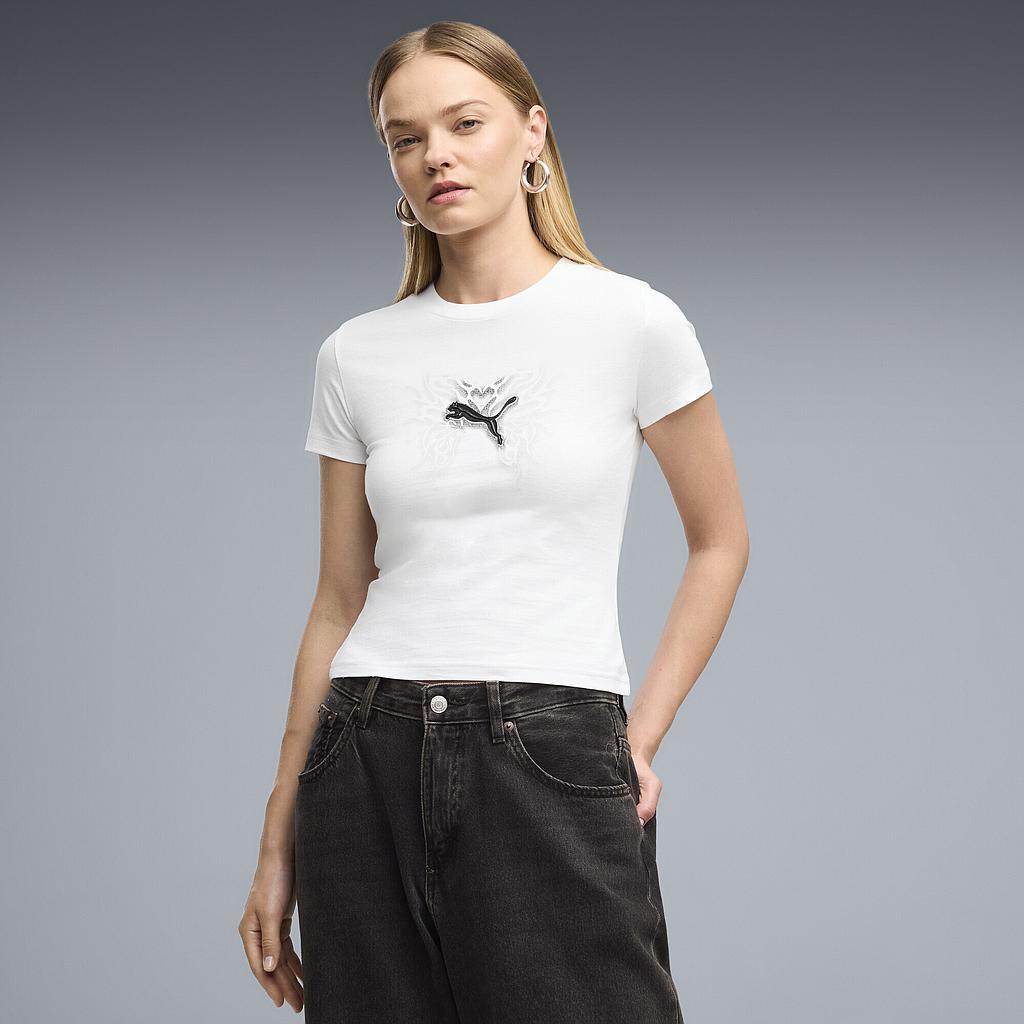 Футболка Puma Street Glam Slim Graphic (63664902) - фото