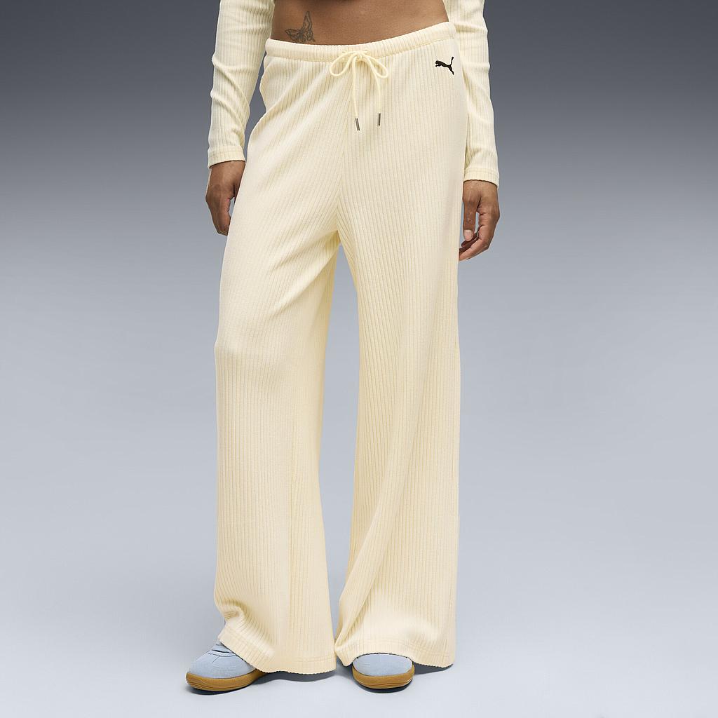 Штани Puma Ess Ribbed Wide Leg Soft Touch (63666788) - фото