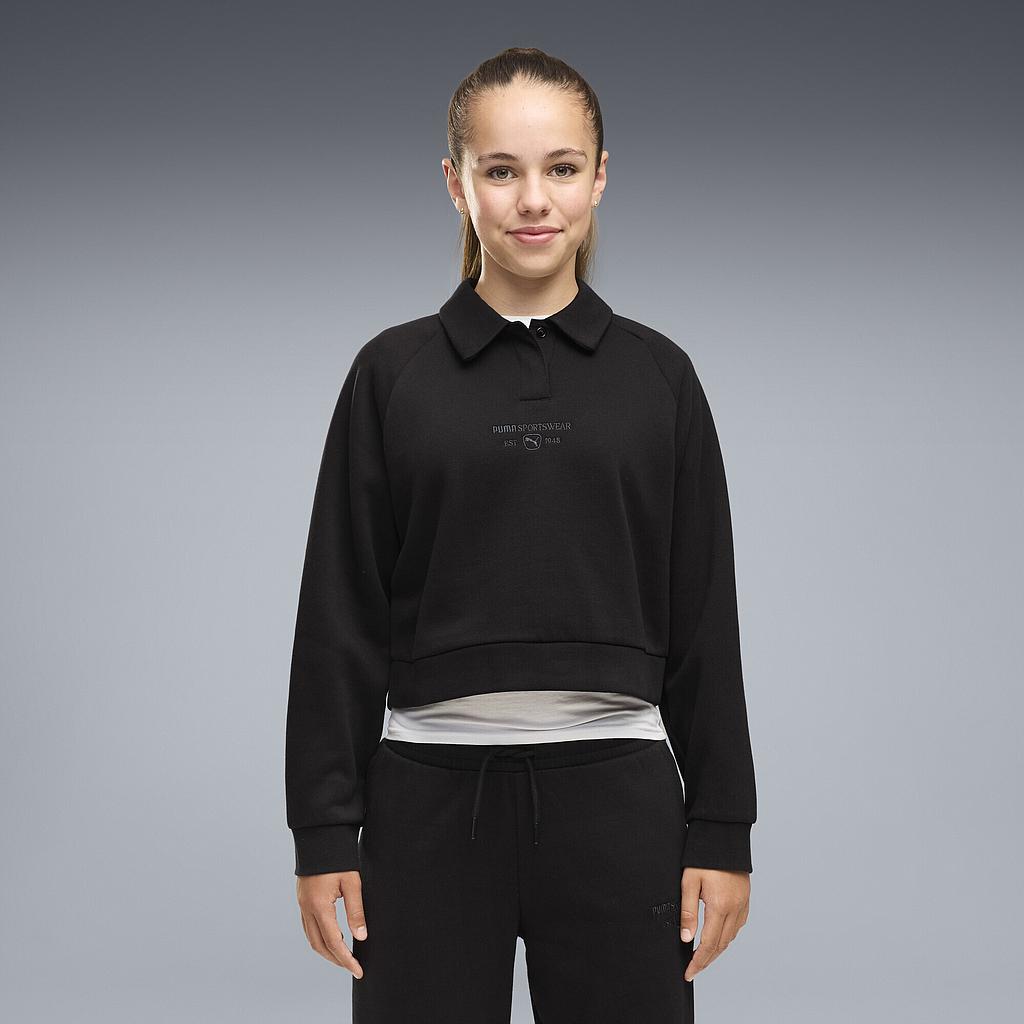 Толстовка Puma Class Relaxed Cropped Fleece (69485101) - фото