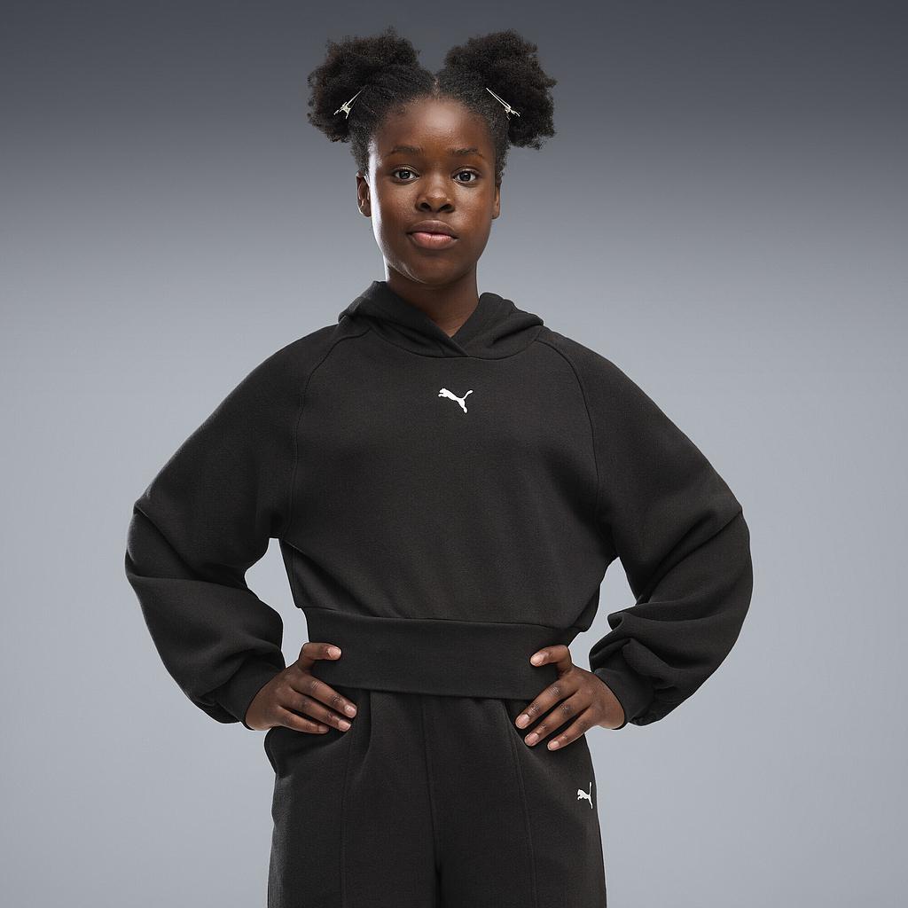 Толстовка Puma Ess Relaxed Cropped Balloon Sleeve (63780101) - фото